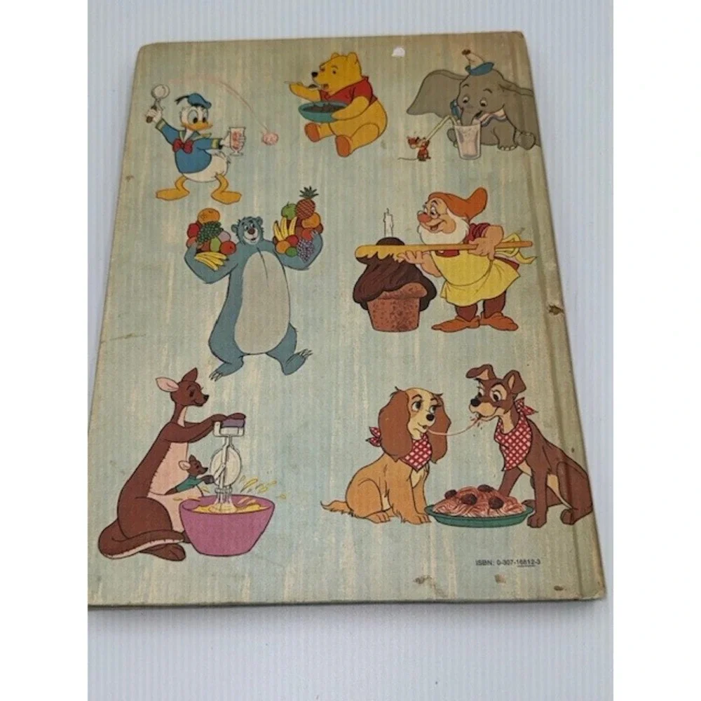 Vintage 1975 Walt Disney's Mickey Mouse Cookbook Hardcover Golden‎ Press~Recipes